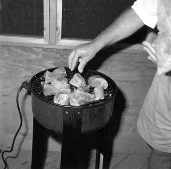 Tuna Steaks on a Grill